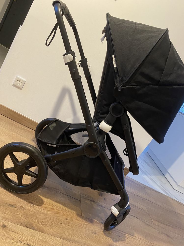 Bugaboo Fox 2 czarny 2w1  , spacerowka , gondola, folia
