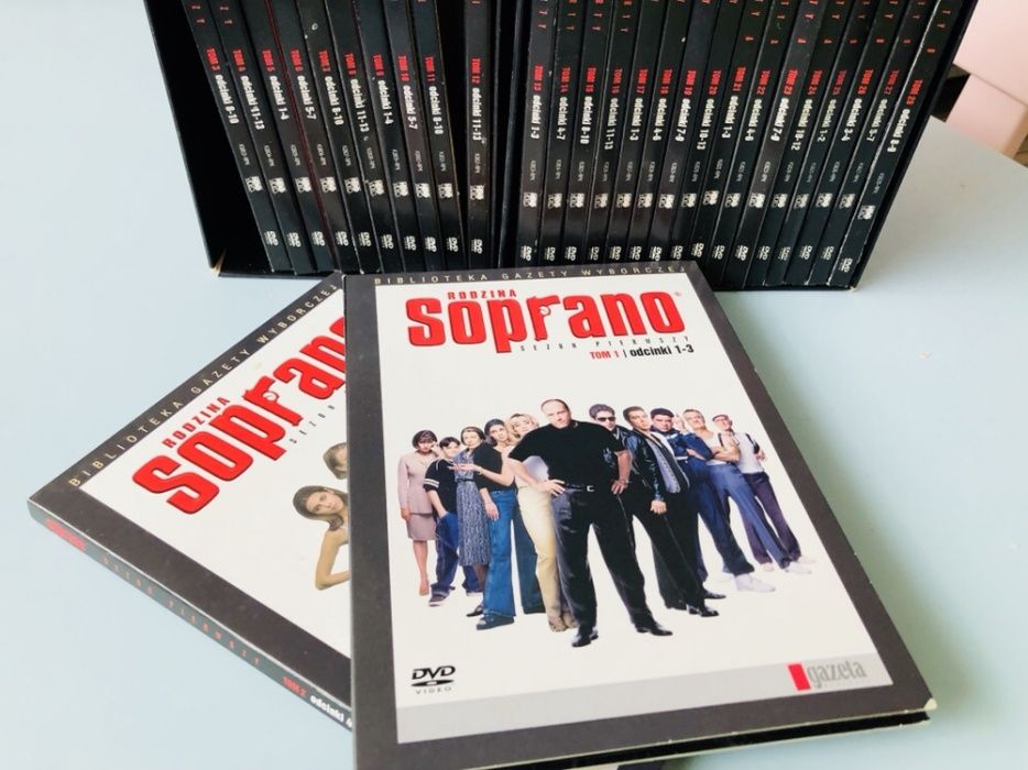 Kolekcja 28 tomów DVD Rodziny Soprano