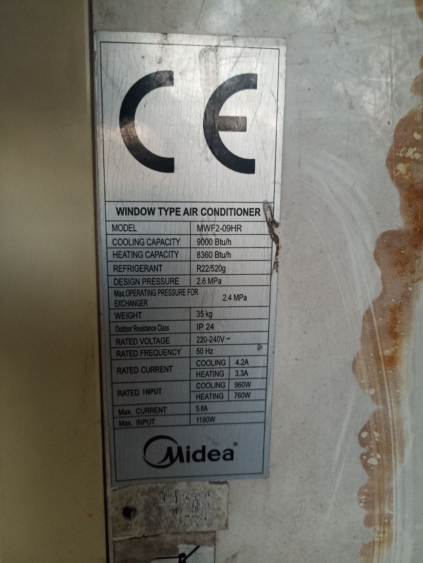 Кондиціонер віконий Midea 9