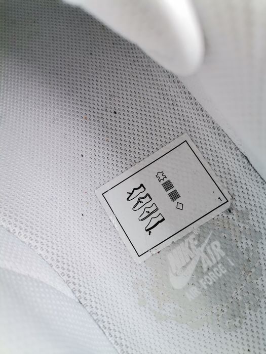 Nike air force 1 białe męskie buty skórzane 44,5