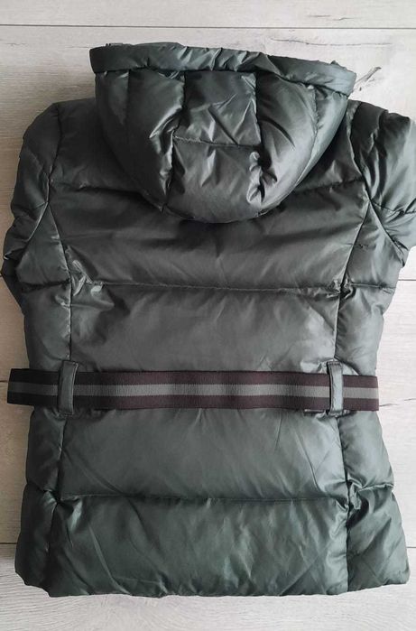 Kurtka zimowa damska Benetton roz S butelkowa zieleń