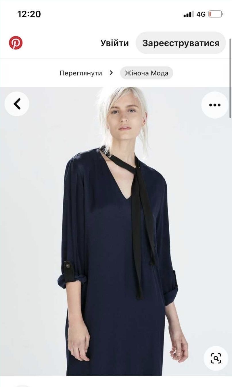 Плаття Туніка Zara L-Xl оверсайз модель