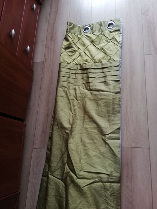 Zasłony na okno, zielone 2szt.