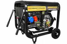 Agregat prądotwórczy trójfazowy diesel 8,0kW SCH-G12500DXe DUAL POWER
