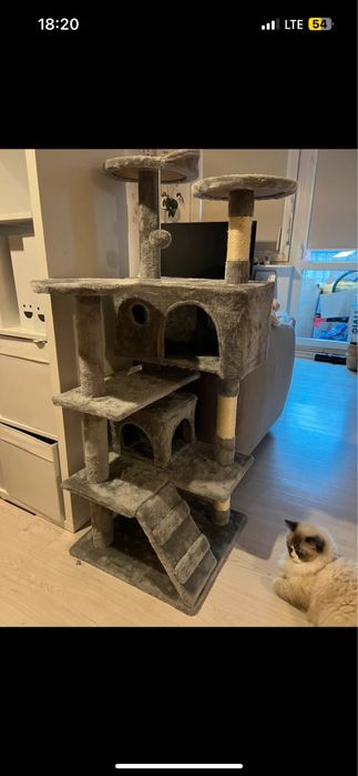 Drapak drzewko dla kota super jakosc drabinka duży domek legowisko