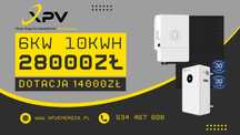 Fotowoltaika 6 kW 10 kWh Hybryda Magazyn Energii Mój Prąd