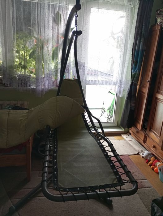 Huśtawka domowa ogrodowa leżanka szezlong