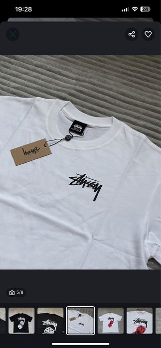 Tshirt Stussy Branca