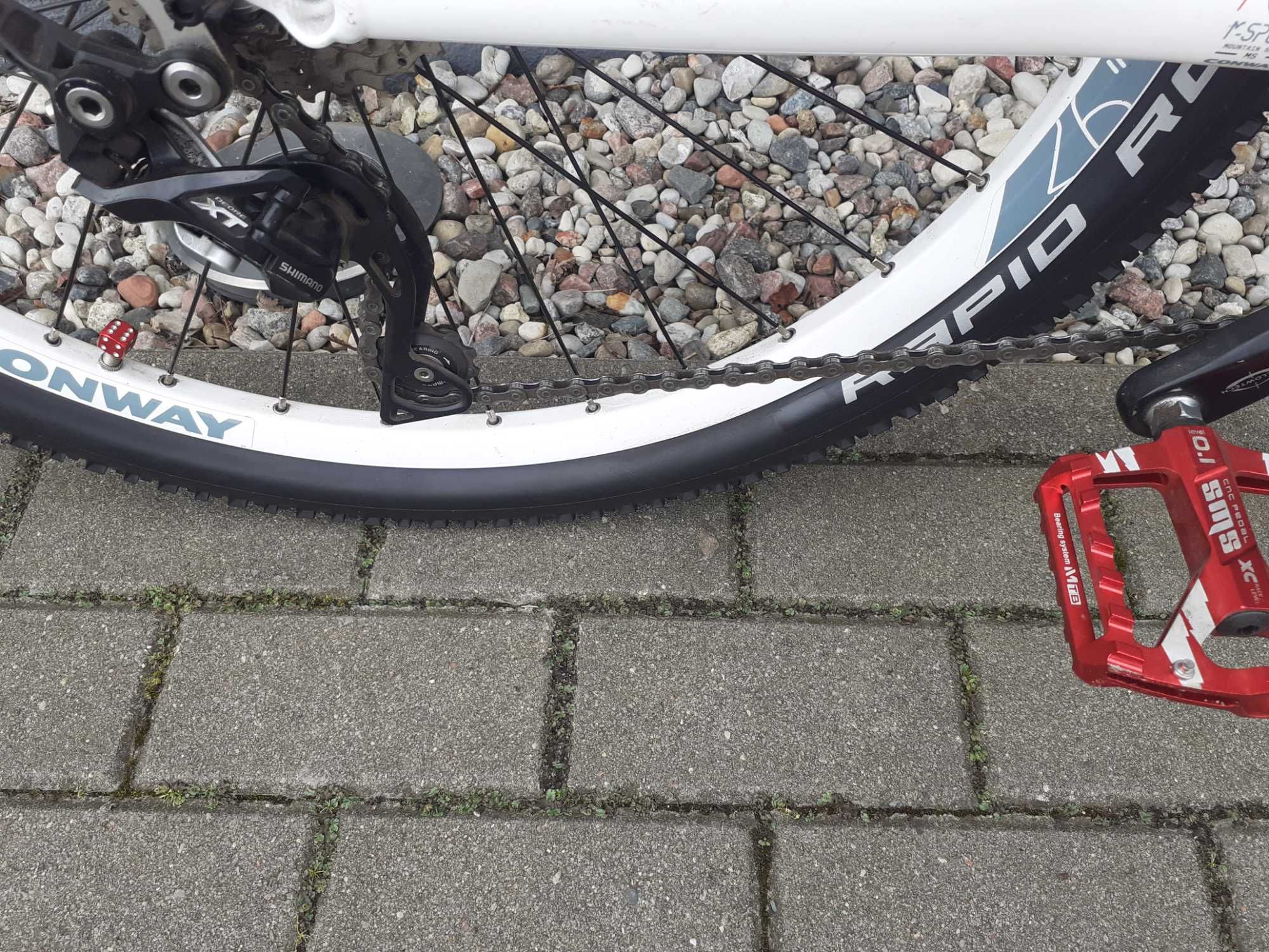 conway rock shox hydraulika mtb xt cube jak nowy merida okazja