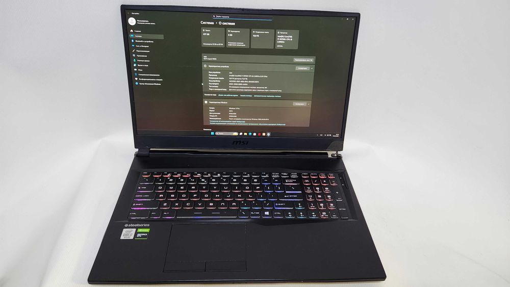17.3" 144Hz Msi GL75 Leopard  i7-10750H 16 GB 512GB GeForce 1660Ti 6GB