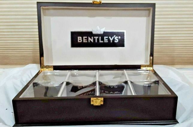 Дерев'яна коробка Bentley's Tea Box 8 відділень для годинників