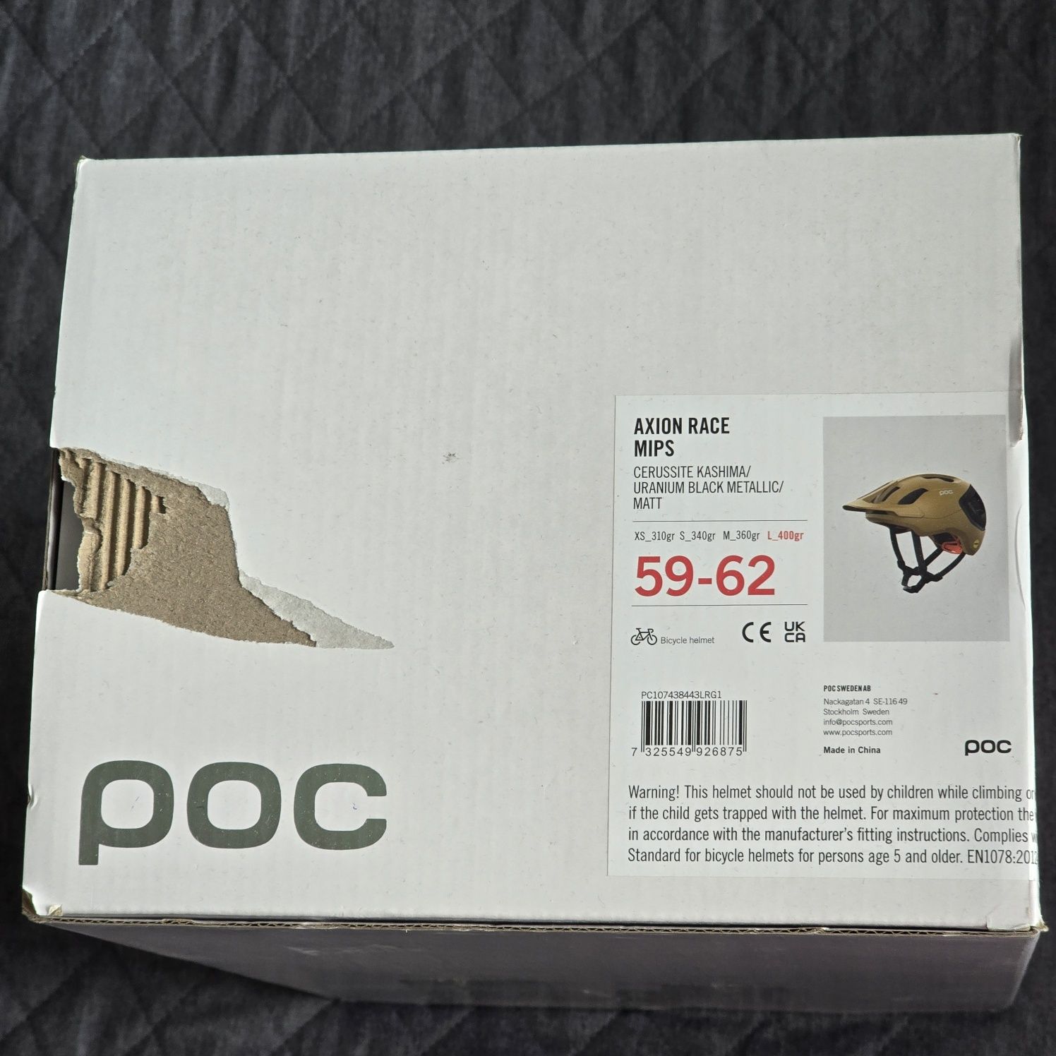 Kask POC Axion Race MIPS – rozmiar 59–62 cm (L)