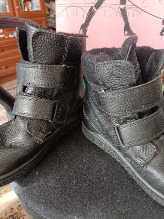 Черевики ботинки ессо зима Ecco сапоги