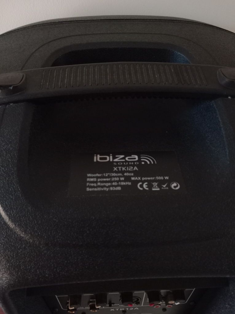 Coluna Ibiza Sound XTK12A 500W MAX
