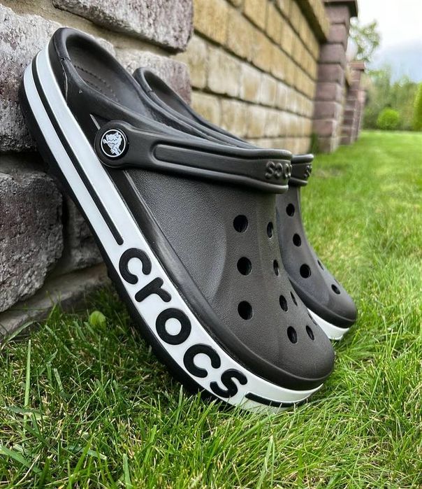 Crocs bayaband black мужские кроксы купить чоловічі крокси чорні