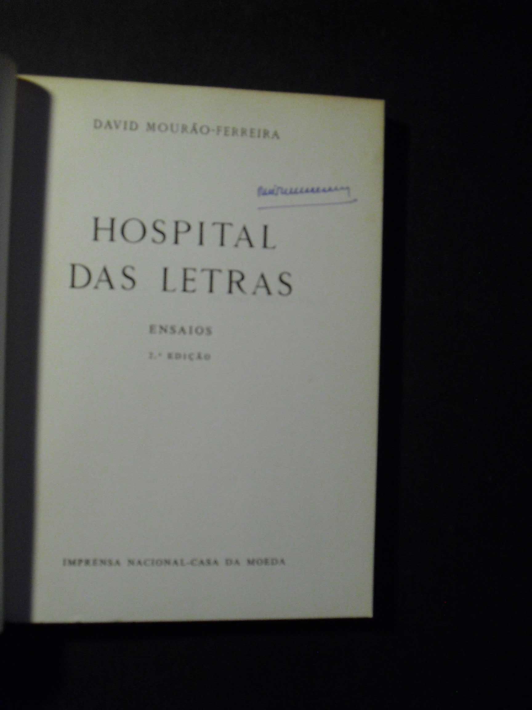 Ferreira (David Mourão);Hospital de Letras-Ensaios