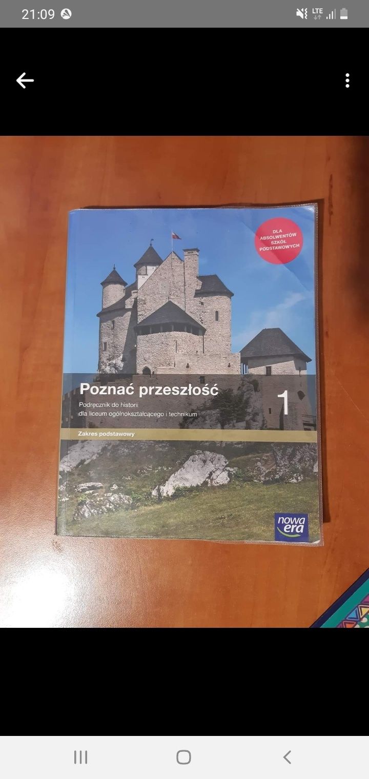 Podręcznik do historii poznać przeszłość  pierwsza liceum I technikum