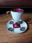Starae przedwojenne duo Treves porcelana Francja