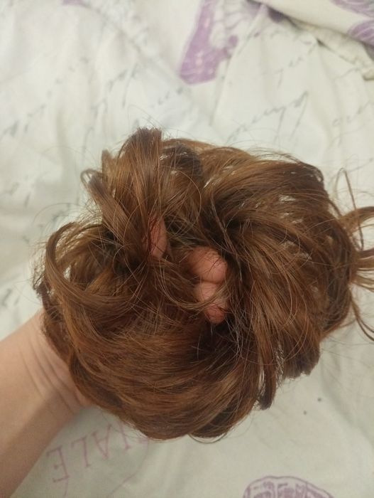 Перука-пучок, шиньйон для сотворения зачіски