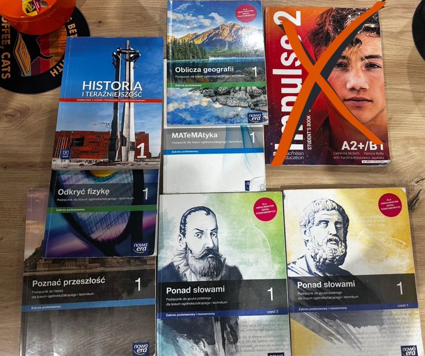 zestawy książek do kl 1 i 2 szkoła średnia