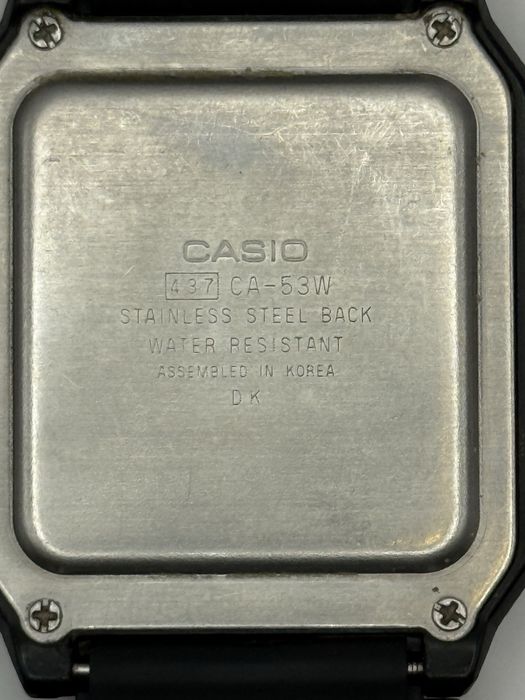 Zegarek Kalkulator Casio CA-53W lata 80