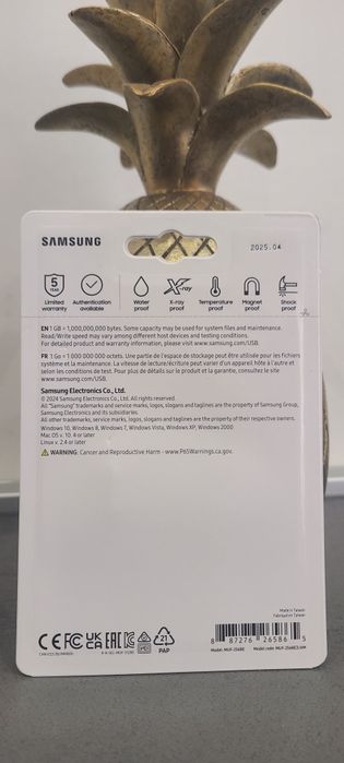 Флешка SAMSUNG BAR Plus 256GB - 400MB/s USB 3.1