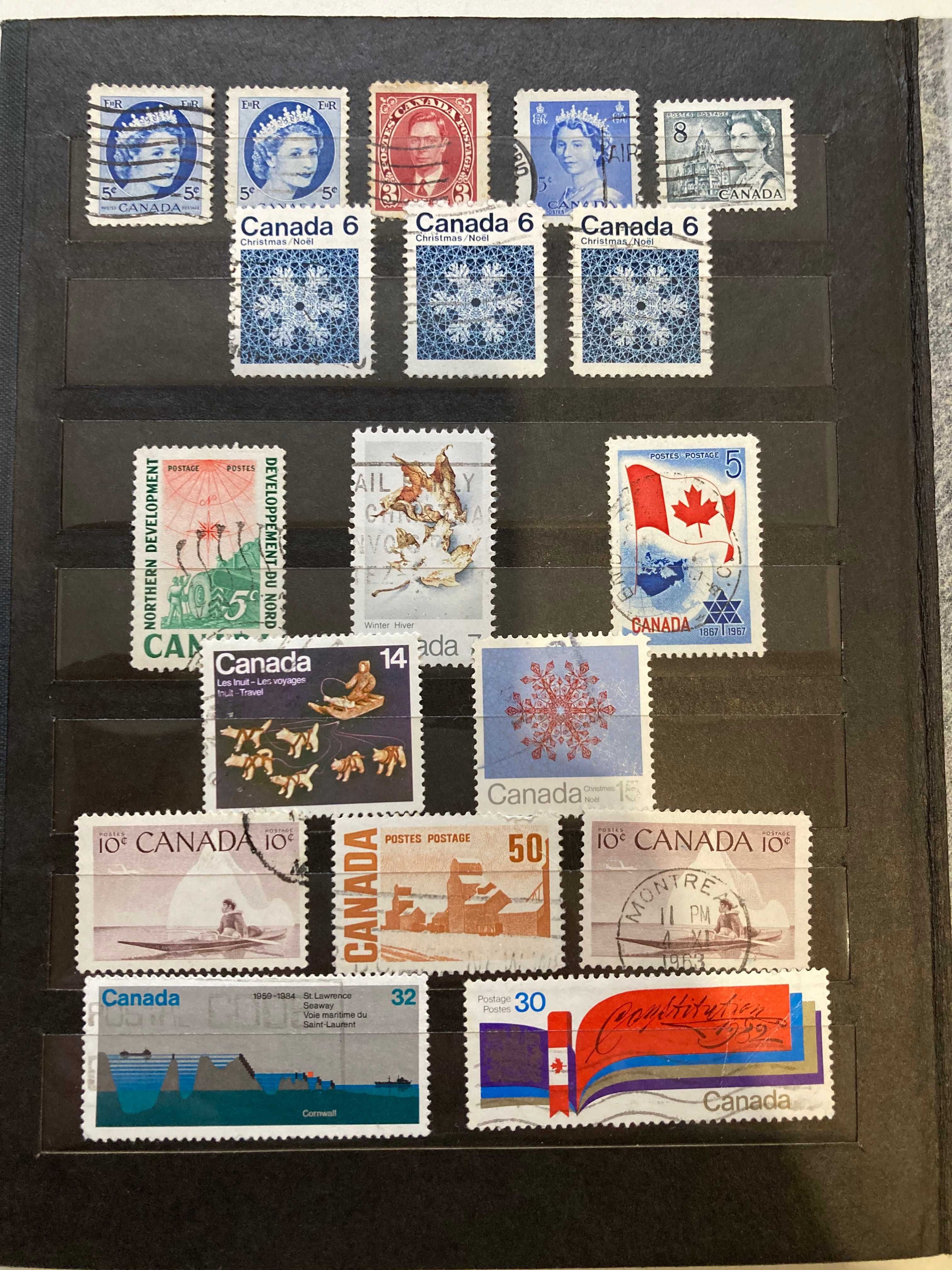 Канада, почтовые марки