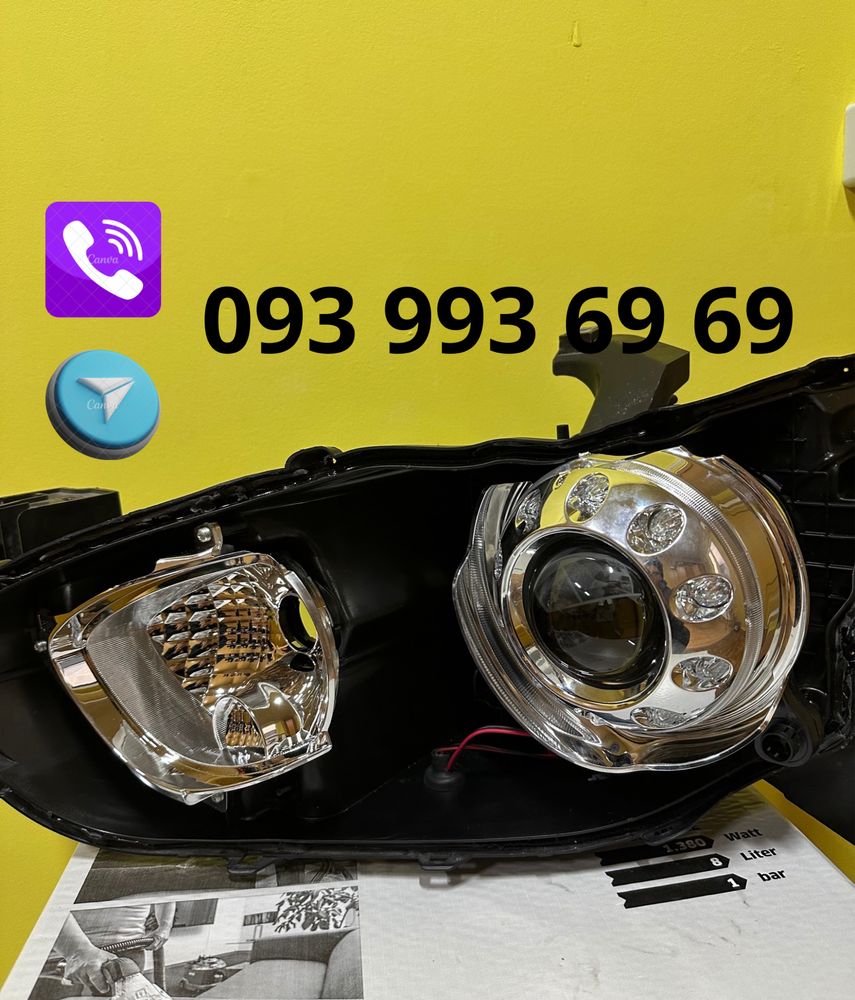 Линзы в фары, ремонт фар, подсветка салона, Bi Led , тюнинг фар Kiev