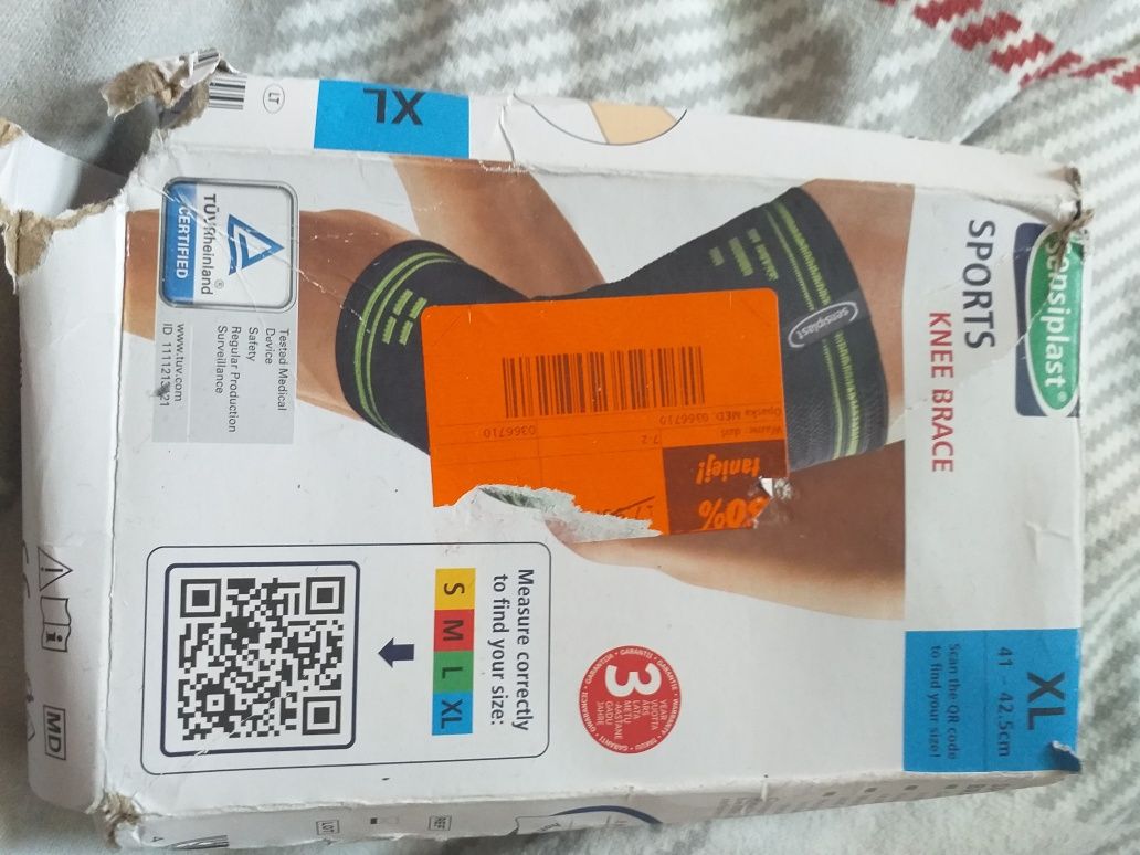 Opaska na staw kolanowy XL