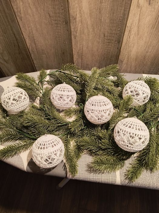 Bombki na akrylu , 6 sztuk