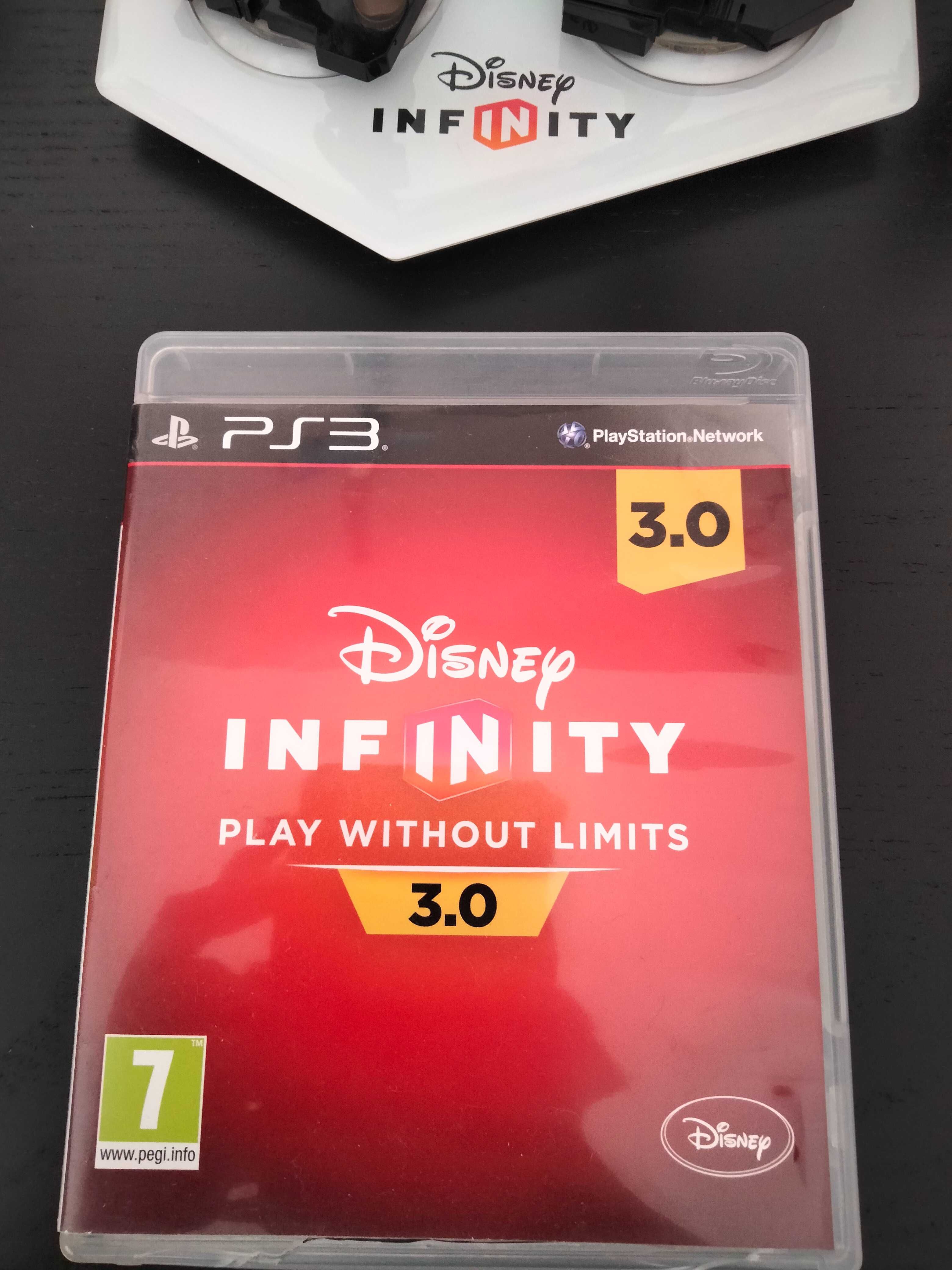 Conjunto de Figuras e Jogo Disney Infinity 3.0