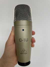 Microfone C-1U Behringer + suporte de ferro