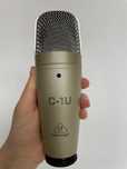 Microfone C-1U Behringer + suporte de ferro
