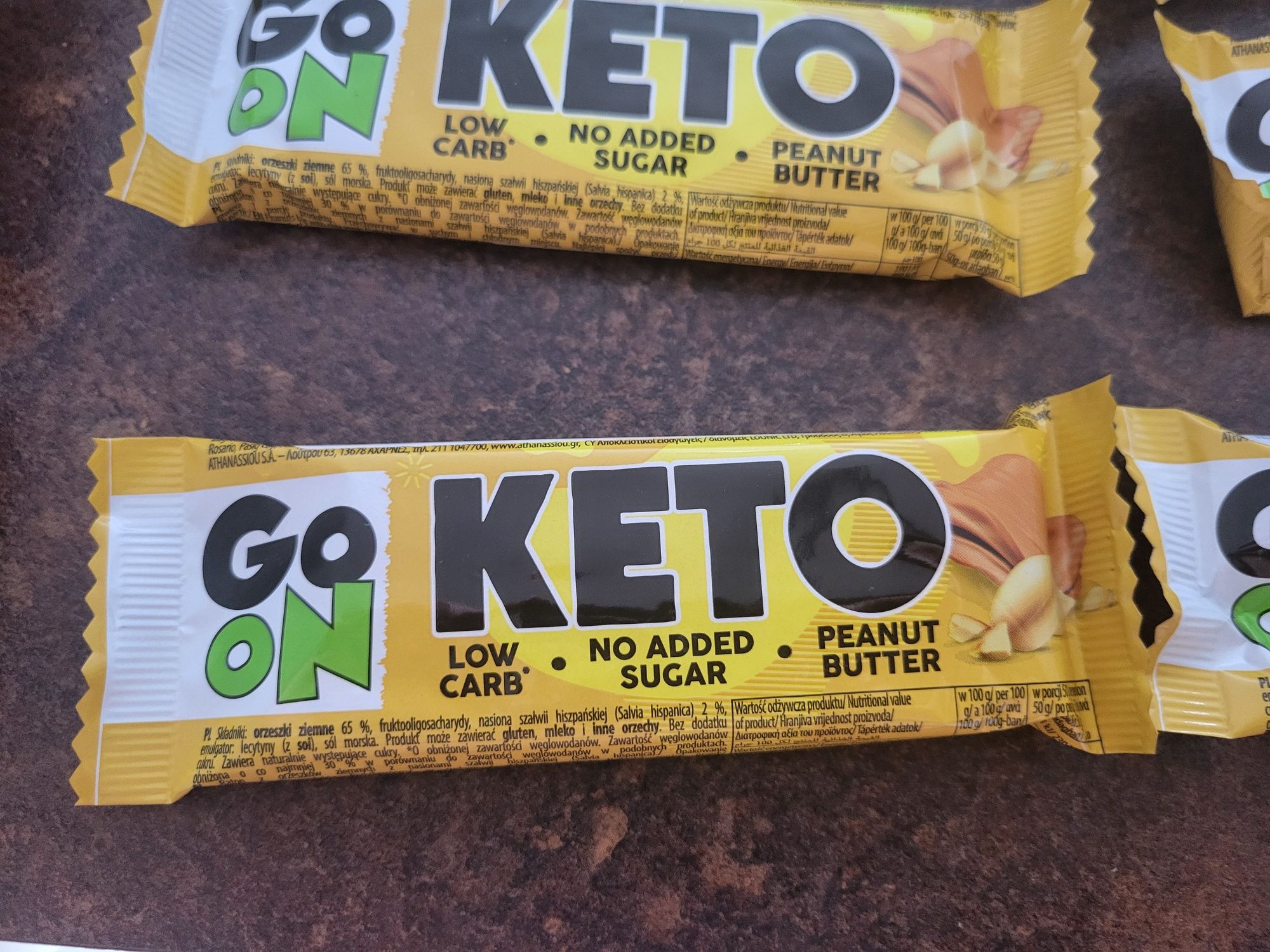 Batoniki proteinowe GO ON KETO i BLACKFRIARS