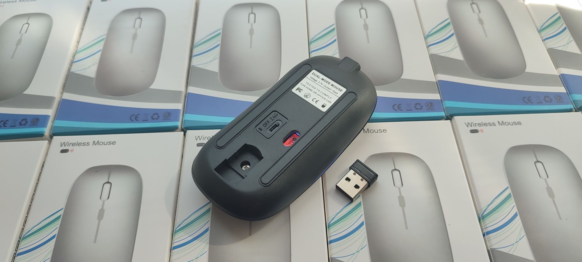 Мишка безпровідна! Bluetooth+2.4G безшумна!Ціна знижена!!