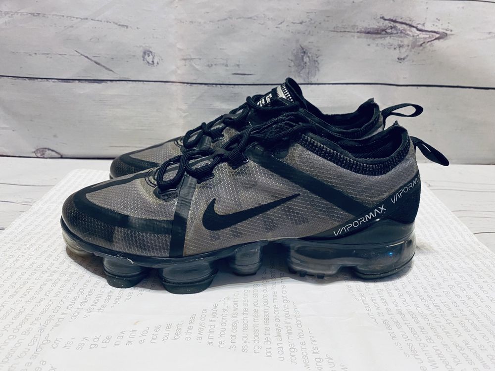 Кроссовки Nike Air VaporMax 2019 (GS) Gray Black AJ2616-001 оригинал