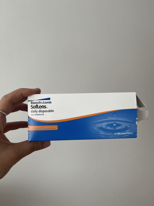 Soczewki toryczne jedniodniowe na astygmatyzm 28 sztuk