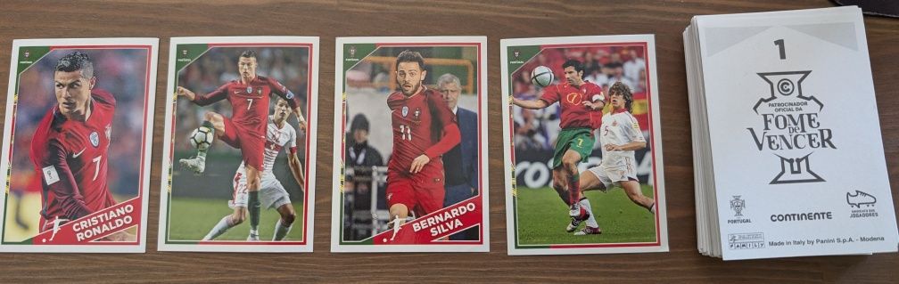 Cromos Panini - Fome de Vencer (2018)