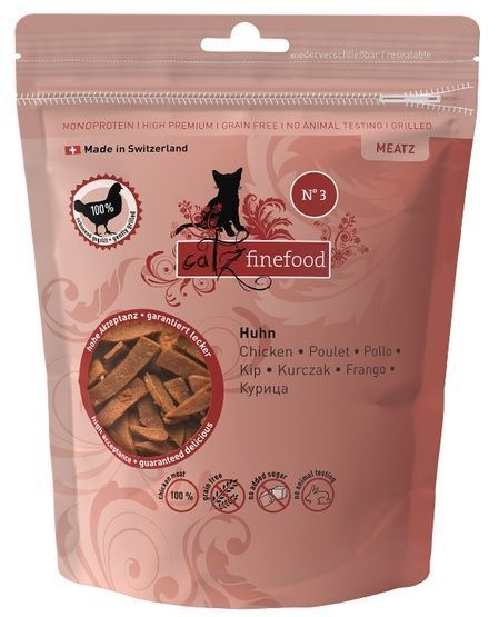 Przysmak dla kota bez sztucznych dodatków - Finefood 100% KURCZAK 45g