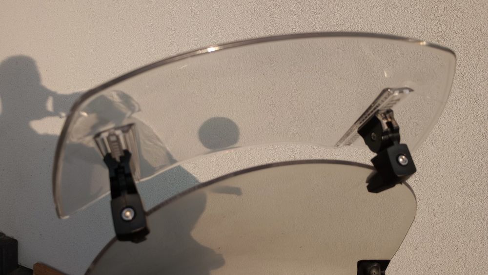Owiewka blenda motocyklowa przeźroczysta transparentna nowa