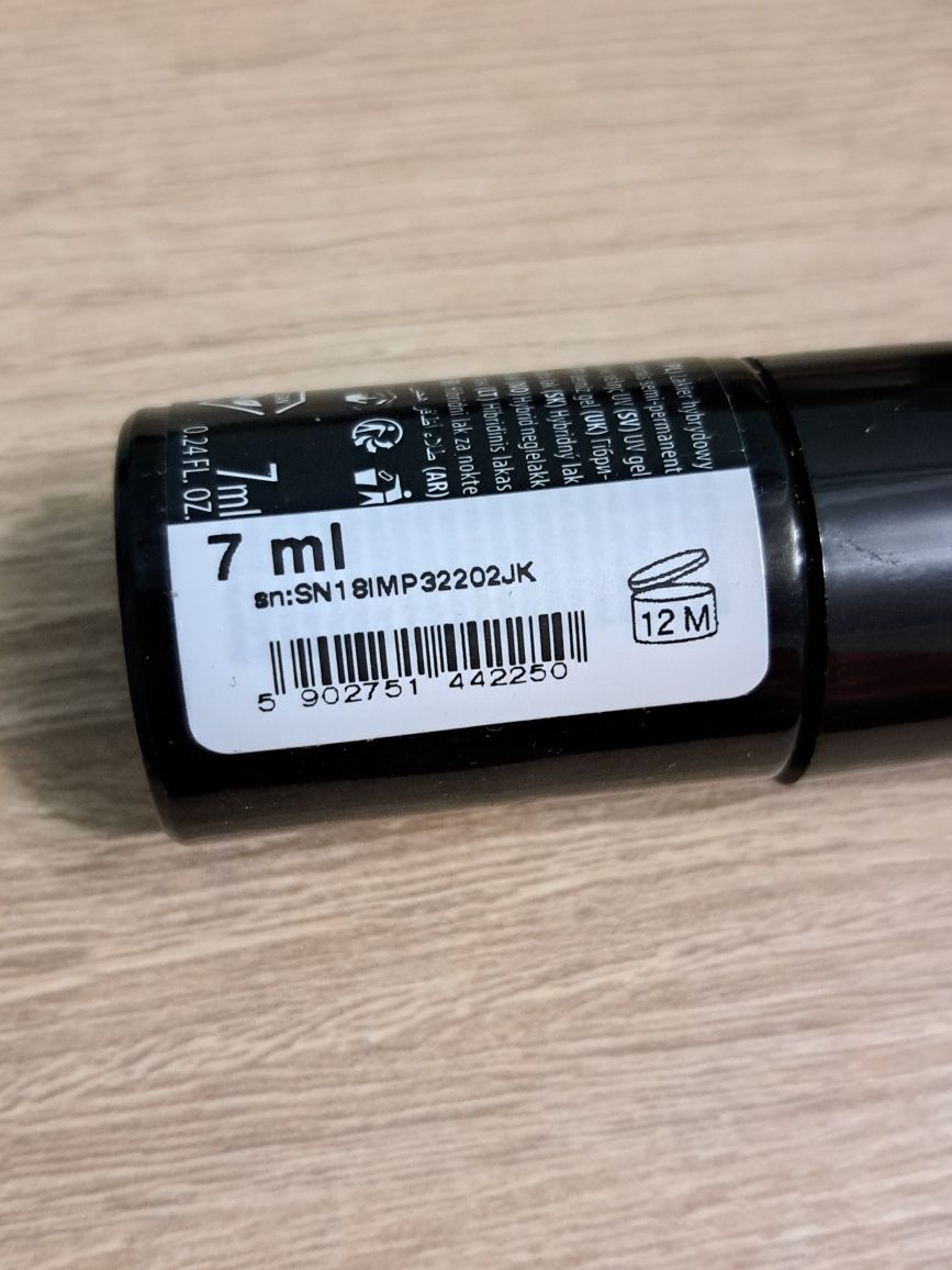 Nowy brokatowy lakier hybrydowy semilac sparkling midnight date 394