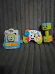 Aparat,padzik,hantelek zabawki fisher price