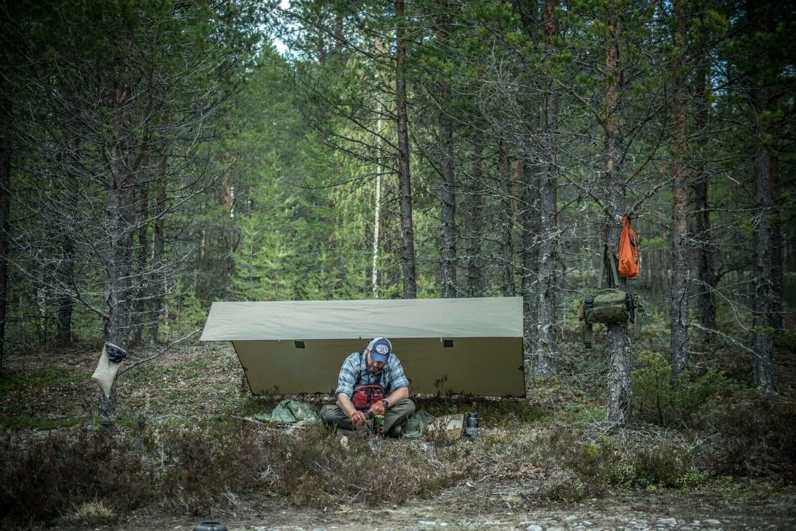 HELIKON-TEX SUPERTARP PO-STP-PO тент в сумке накидка дождевик  mil tec