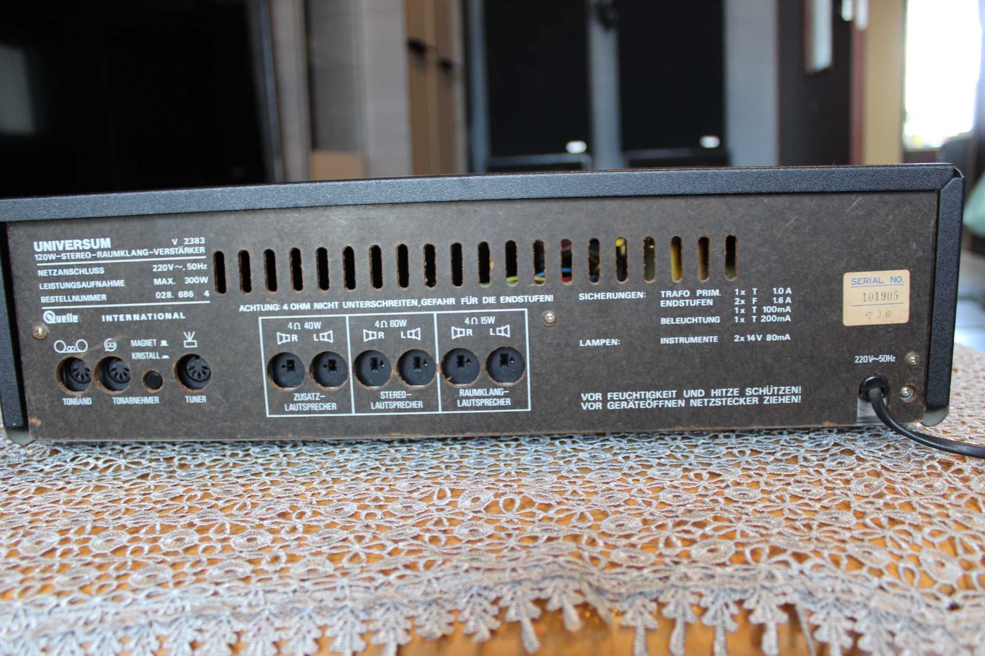 Wzmacniacz Uniwersum System hifi 6000