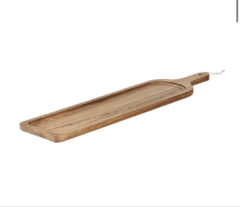 Taca drewniana do serwowania 4 szt 59x14,5cm