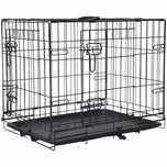 Metalowa klatka kennelowa 2-drzwiowa dla psa rozm. L 91Xx56x63cm