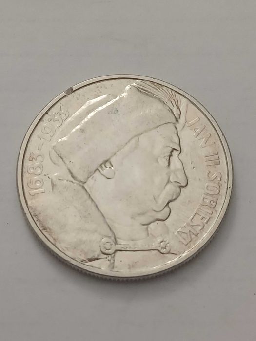 Srebrna moneta 10zł z 1933r. Sobieski