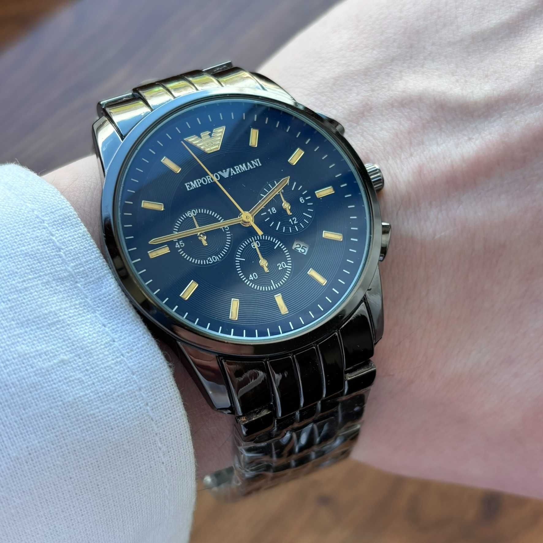 Супер Хіт! Чоловічий годинник Emporio Armani на браслеті