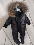 Kombinezon zimowy futerko 62 unisex