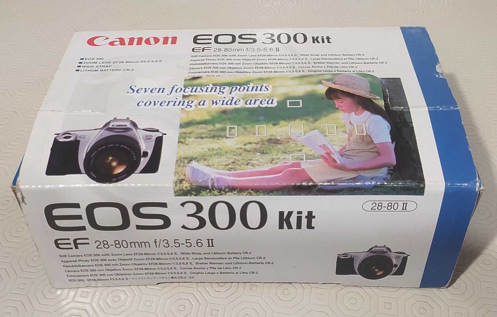 Máquina fotográfica Canon EOS 300 kit
